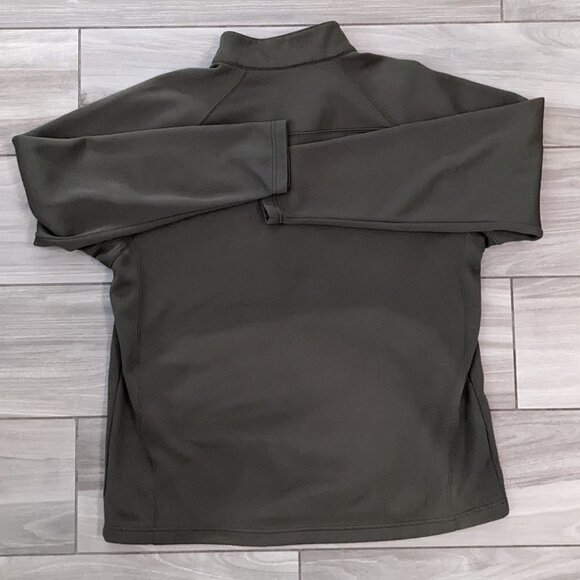 Columbia Olive Green Quarter Zip Pullover - Picture 2 of 6